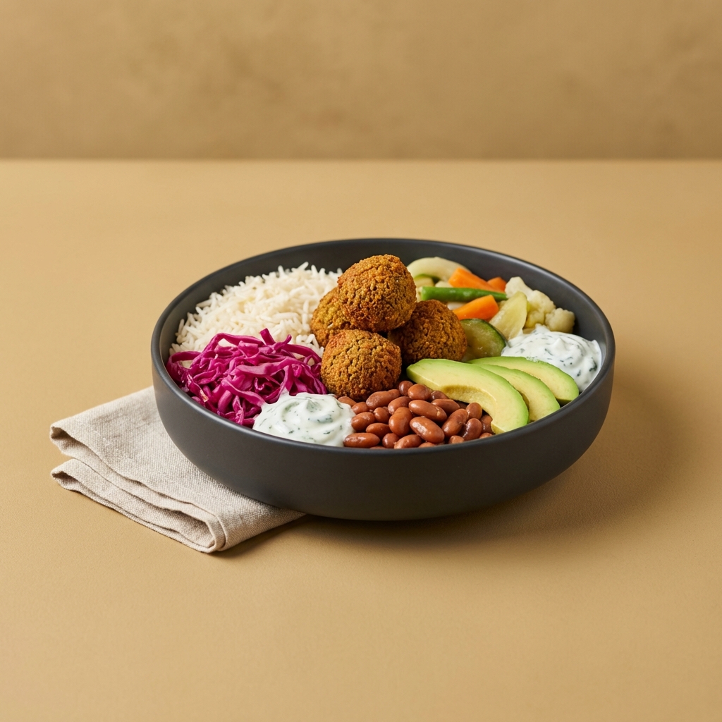 Fried Falafel / Kızarmış Falafel Bowl