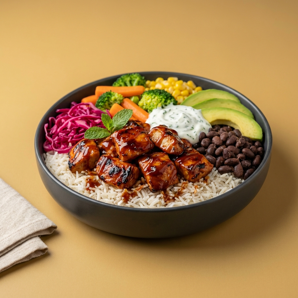 Barbecue Sauce / Barbekü Soslu Tavuk Bowl