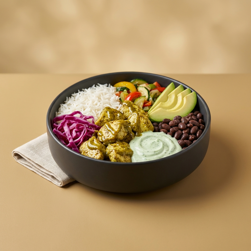Pesto Sauce / Pesto Soslu Tavuk Bowl