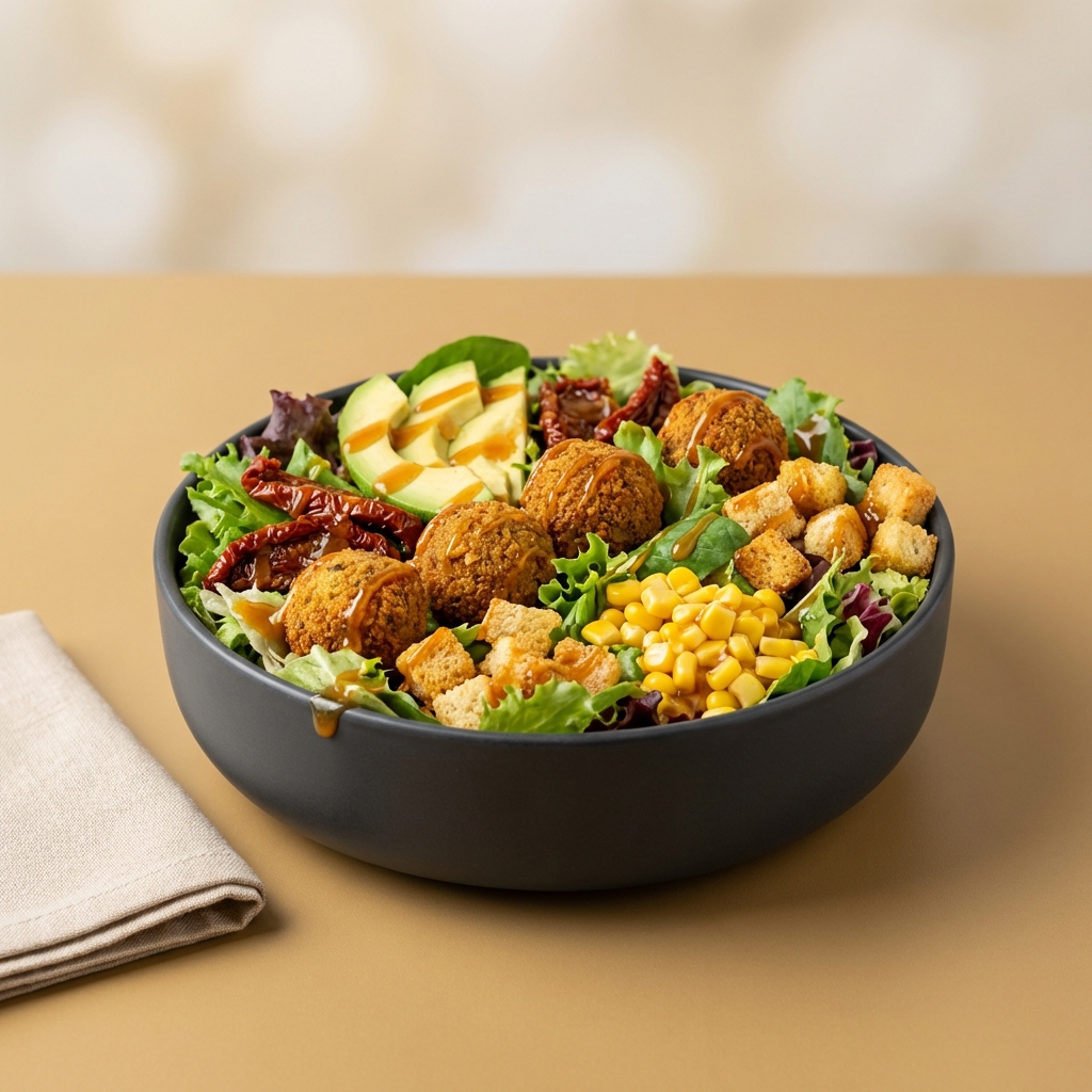 Fried Falafel / Kızarmış Falafel Salata