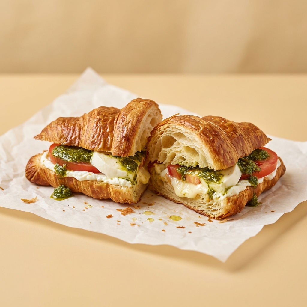 Mozzarella & Domates Kruvasan