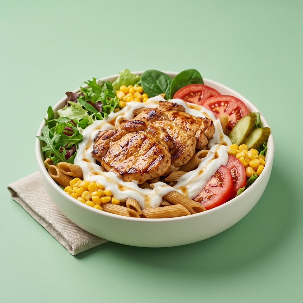 Tavuk Pirzola Makarna Bowl
