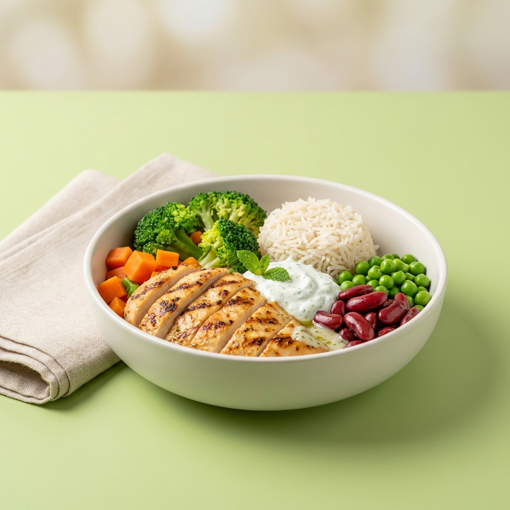 Izgara Tavuklu Fit Plate