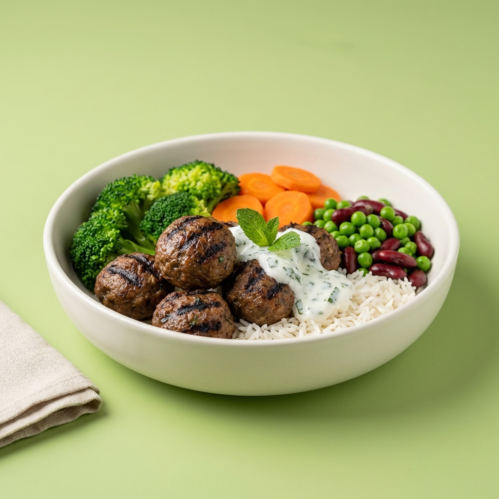 Izgara Köfteli Fit Plate