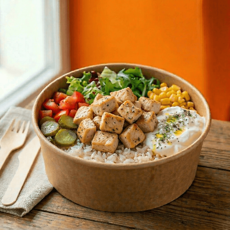 Kekik Soslu Tavuk Bowl