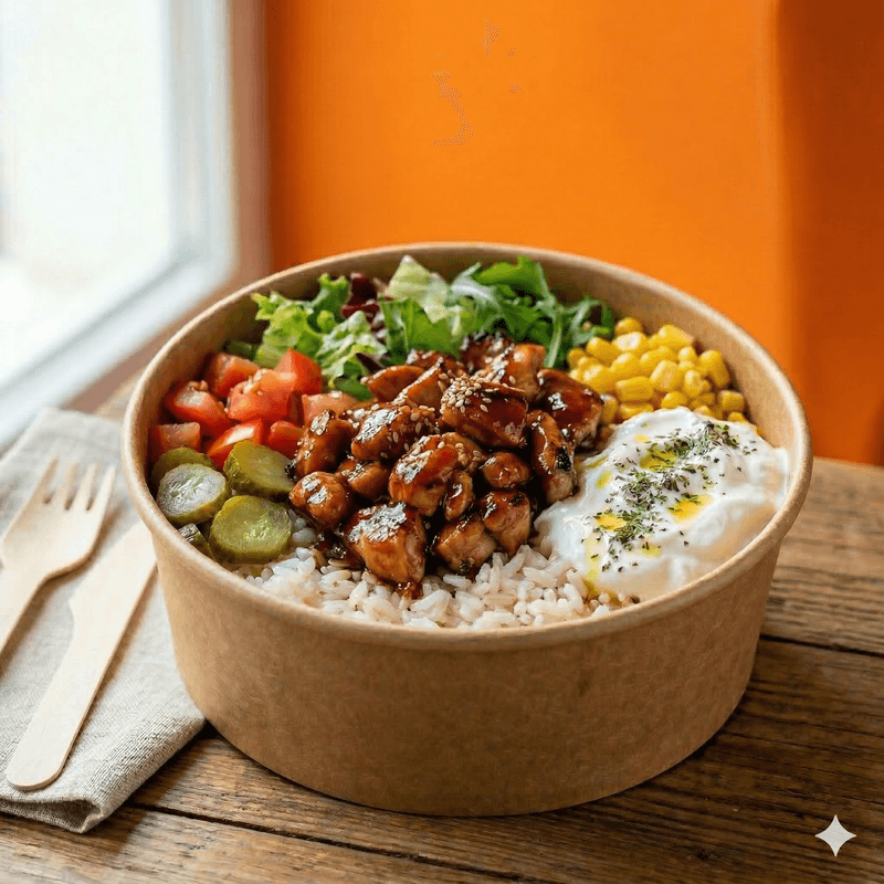 Barbekü Soslu Tavuk Bowl