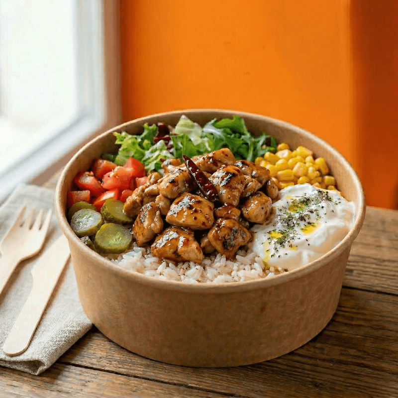 Acı Soslu Tavuk Bowl