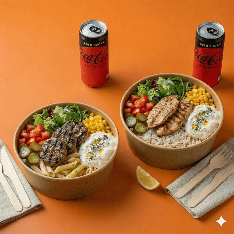 2 kişilik Rise&Bowl Menü