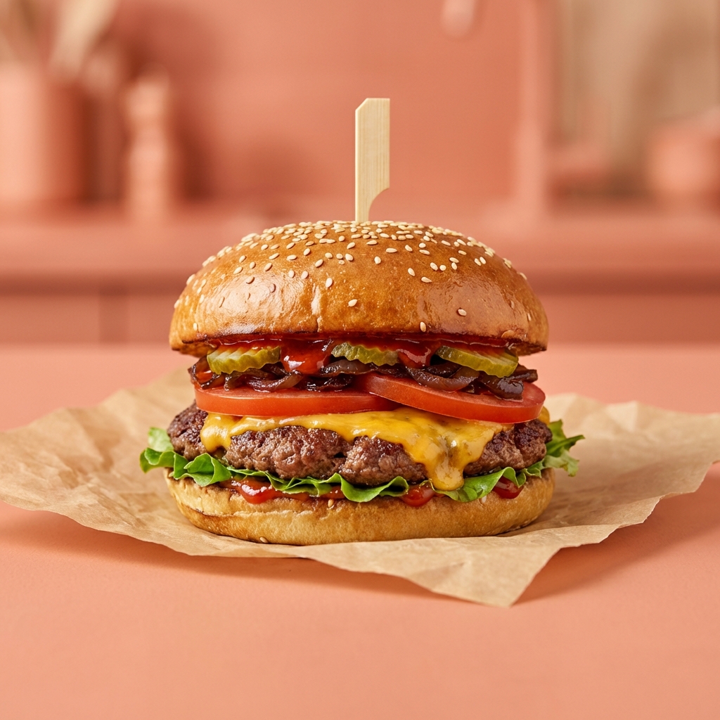 Acı Soslu Klasik Burger